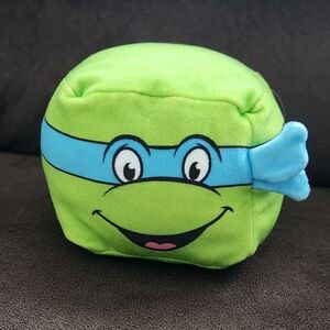 🐢💚 Teenage Mutant Ninja Turtles Plush Cube – 6-Inch Green Turtle Pre-Owned